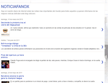 Tablet Screenshot of noticiafanox.blogspot.com