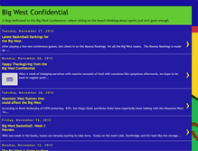 Tablet Screenshot of bigwestconfidential.blogspot.com