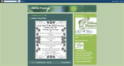 Desktop Screenshot of eldredpreserve.blogspot.com