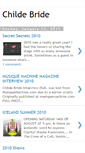 Mobile Screenshot of childebride.blogspot.com
