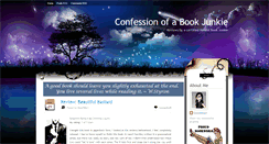 Desktop Screenshot of confessionofabookjunkie.blogspot.com