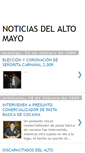 Mobile Screenshot of comunicacionesaltomayo.blogspot.com
