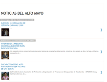 Tablet Screenshot of comunicacionesaltomayo.blogspot.com