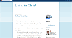 Desktop Screenshot of inchristliving.blogspot.com