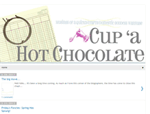 Tablet Screenshot of cupahotchocolate.blogspot.com