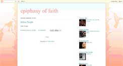 Desktop Screenshot of epiphanyoffaith.blogspot.com