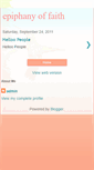 Mobile Screenshot of epiphanyoffaith.blogspot.com