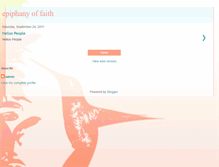 Tablet Screenshot of epiphanyoffaith.blogspot.com