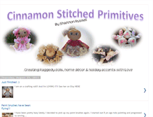 Tablet Screenshot of cinnamonstitchedprimitives.blogspot.com