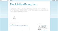 Desktop Screenshot of intuitivegroup.blogspot.com