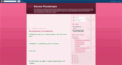 Desktop Screenshot of karunapsicoterapia.blogspot.com