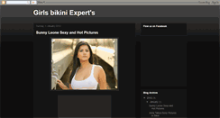Desktop Screenshot of girlsbikni.blogspot.com