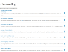 Tablet Screenshot of clintrusselllog.blogspot.com
