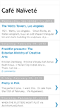 Mobile Screenshot of cafenaivete.blogspot.com