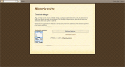 Desktop Screenshot of historie-sveta.blogspot.com