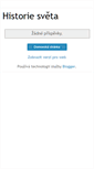 Mobile Screenshot of historie-sveta.blogspot.com