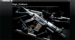 Desktop Screenshot of highcaliber.blogspot.com