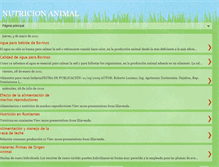 Tablet Screenshot of nutricion-animal.blogspot.com