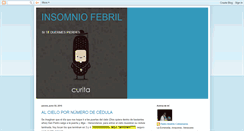 Desktop Screenshot of insomnioresistente.blogspot.com