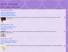 Tablet Screenshot of getinthefold.blogspot.com