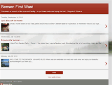 Tablet Screenshot of bensonfirstward.blogspot.com