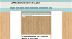 Desktop Screenshot of examendeadmision1.blogspot.com