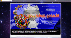 Desktop Screenshot of heut-schon-gedacht.blogspot.com