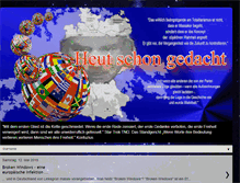 Tablet Screenshot of heut-schon-gedacht.blogspot.com