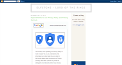 Desktop Screenshot of elfstonelotr.blogspot.com