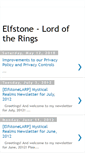 Mobile Screenshot of elfstonelotr.blogspot.com