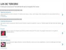 Tablet Screenshot of losdetercero.blogspot.com