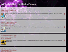 Tablet Screenshot of infinite-hacks2013.blogspot.com