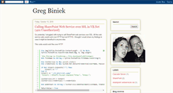 Desktop Screenshot of grbiniek.blogspot.com