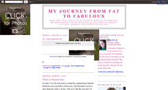 Desktop Screenshot of journeyfromfattofabulous.blogspot.com