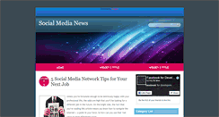 Desktop Screenshot of newsforsocialmedia.blogspot.com