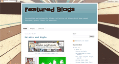 Desktop Screenshot of featured-blogs.blogspot.com