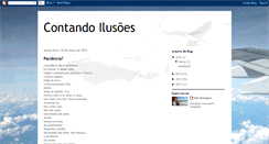 Desktop Screenshot of contandoilusoes.blogspot.com