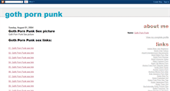 Desktop Screenshot of goth-porn-punk.blogspot.com