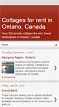 Mobile Screenshot of cottages-in-ontario.blogspot.com