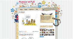 Desktop Screenshot of humour-et-fle.blogspot.com