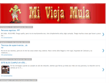 Tablet Screenshot of mi-vieja-mula.blogspot.com