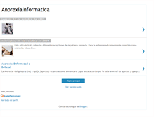 Tablet Screenshot of angiehernandez-anorexia.blogspot.com