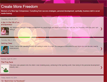 Tablet Screenshot of createmorefreedom.blogspot.com