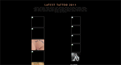 Desktop Screenshot of latest-tattoo-2011.blogspot.com