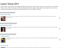 Tablet Screenshot of latest-tattoo-2011.blogspot.com