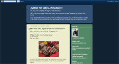 Desktop Screenshot of justiceforsabra.blogspot.com