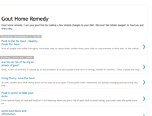 Tablet Screenshot of gout-home-remedy.blogspot.com