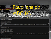 Tablet Screenshot of escolinhadoabcfc.blogspot.com