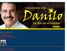 Tablet Screenshot of ciudadanoscondanilo.blogspot.com