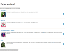 Tablet Screenshot of espaciovisual-angel.blogspot.com